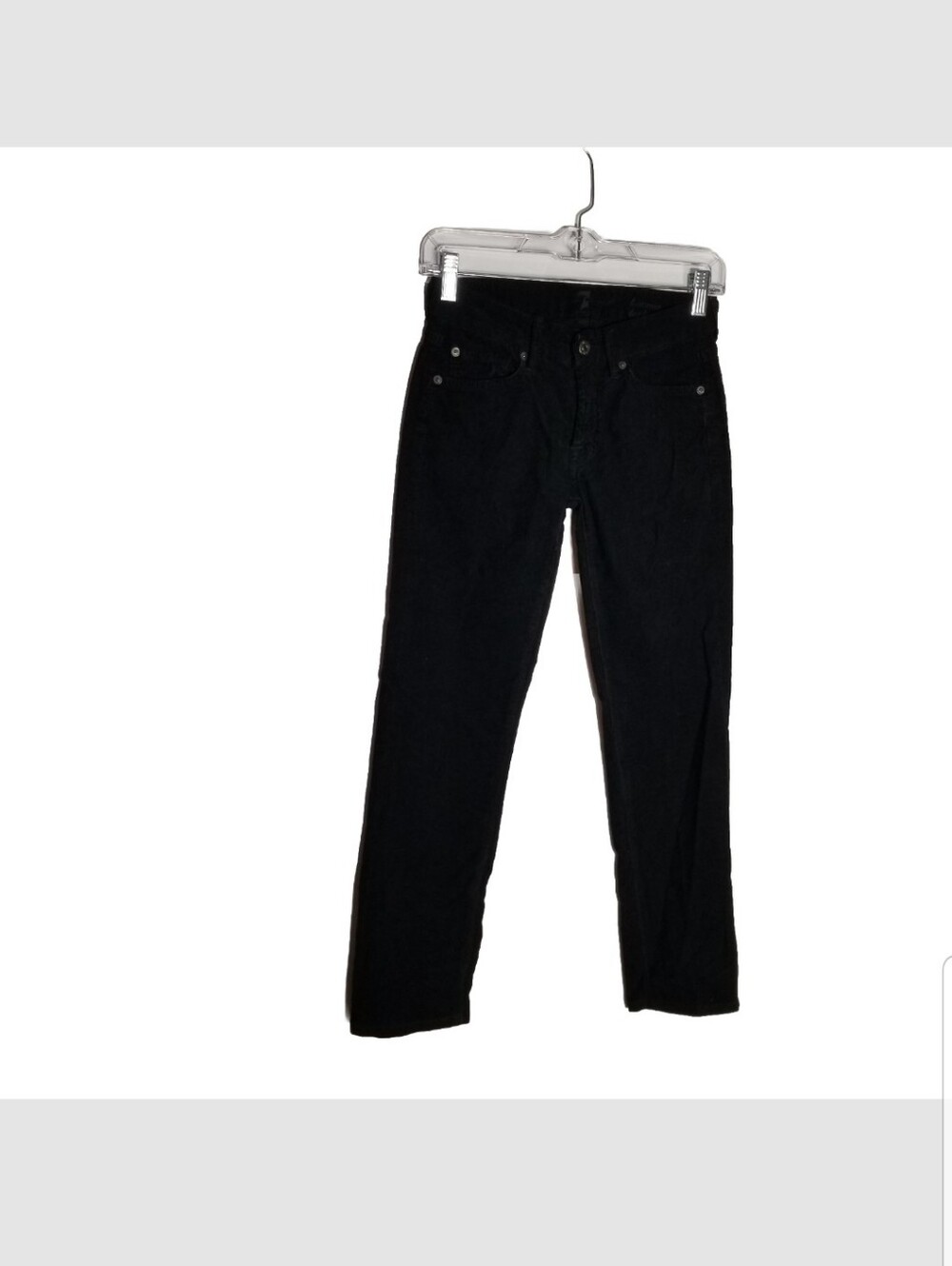 7 For All Mankind Jeans Women's 24 Kimmie Bootcut Stretch Black 26x27